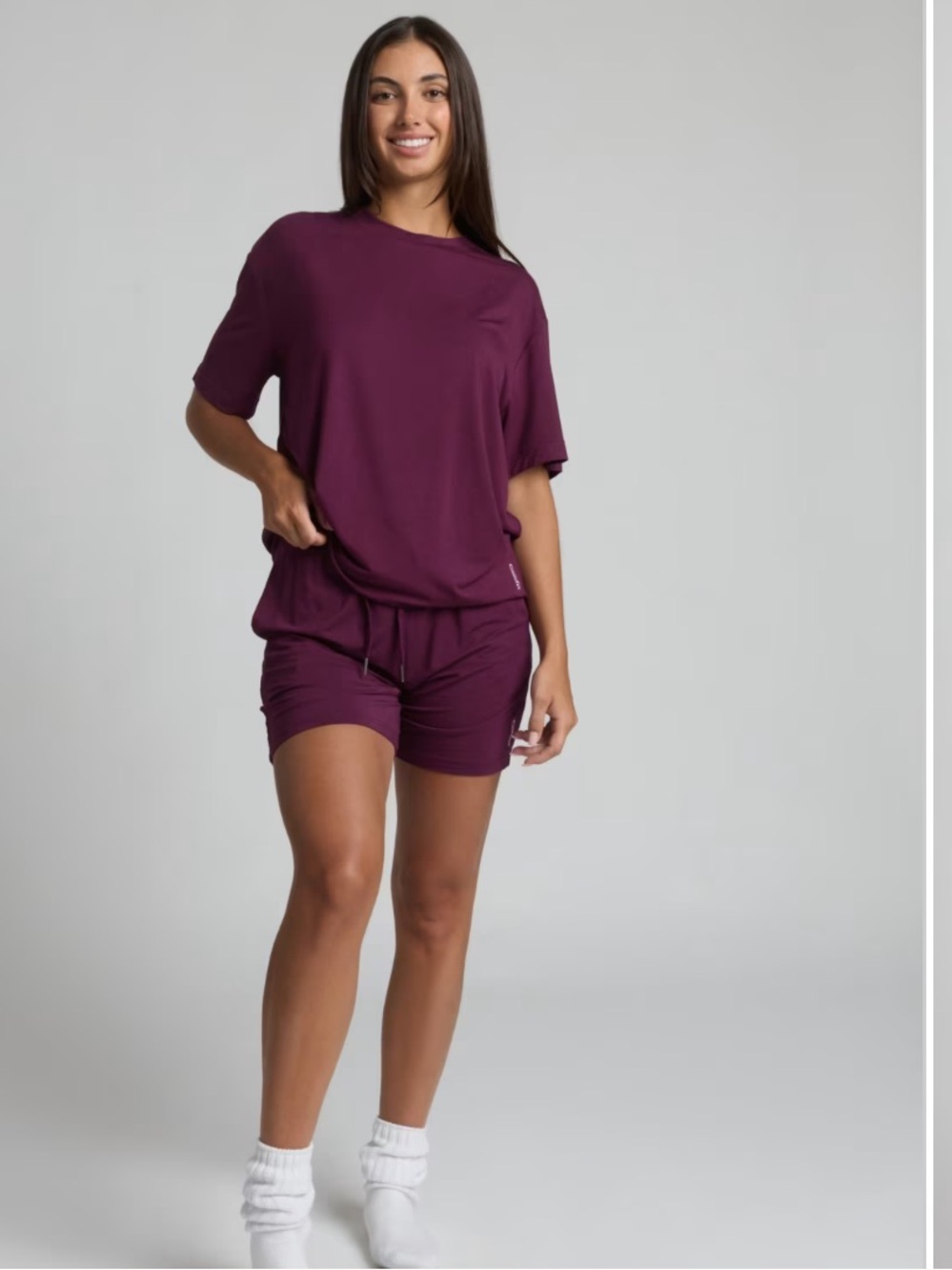Comfrt Cloud T-shirt Medium - Plum - Picture 2 of 3